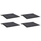 vidaXL Gartenstuhl-Kissen 4 Stk. Anthrazit 40x40x3 cm Oxford-Gewebe
