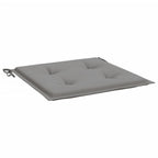vidaXL Gartenstuhl-Kissen 2 Stk. Grau 50x50x4 cm Oxford-Gewebe