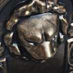 vidaXL Wandbrunnen Löwenkopf Design Bronze