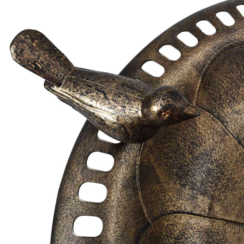 vidaXL Vogelbad Bronzen Kunststoff