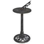 vidaXL Sonnenuhr Bronze 35,5 x 82 cm Kunststoff