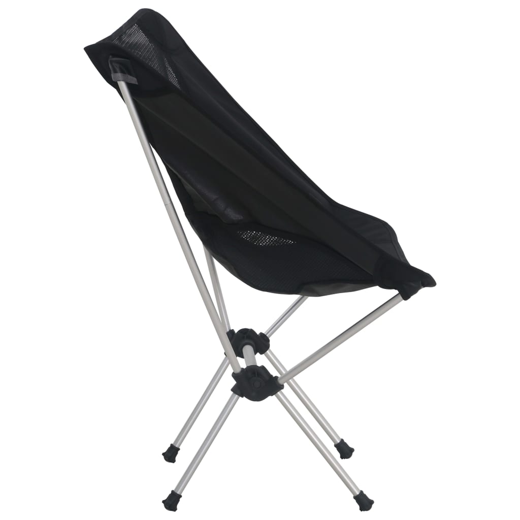 vidaXL Klappbare Campingstühle 2 Stk. mit Tragetasche 54x50x65 cm Alu