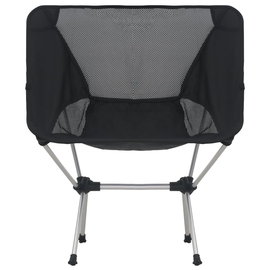 vidaXL Klappbare Campingstühle 2 Stk. mit Tragetasche 54x50x65 cm Alu