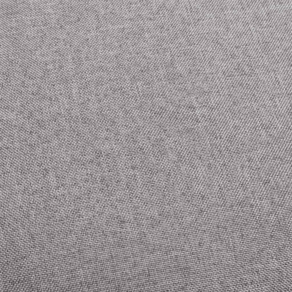 vidaXL Barhocker Hellgrau Stoff