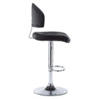 vidaXL Barhocker Schwarz Kunstleder