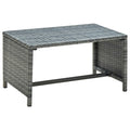 vidaXL Couchtisch Braun 60x40x36 cm Poly Rattan