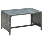 vidaXL Couchtisch Braun 60x40x36 cm Poly Rattan