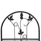 vidaXL 3-stufiges Pflanzenregal Schwarz 52 x 28 x 128 cm Eisen
