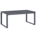 vidaXL Couchtisch 90×50×40 cm Aluminium