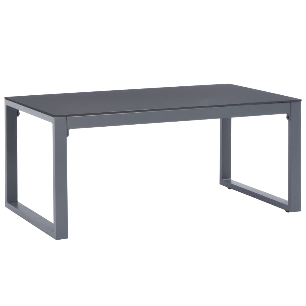 vidaXL Couchtisch 90×50×40 cm Aluminium