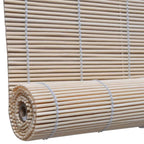 vidaXL Bambusrollos Natur 2 Stk. 120x160 cm