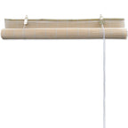 vidaXL Bambusrollos Natur 2 Stk. 120x160 cm