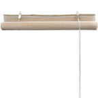 vidaXL Bambusrollos Natur 4 Stk. 120x160 cm