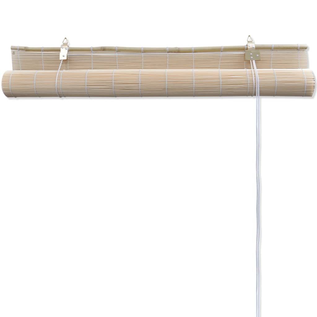 vidaXL Bambusrollos Natur 4 Stk. 120x160 cm