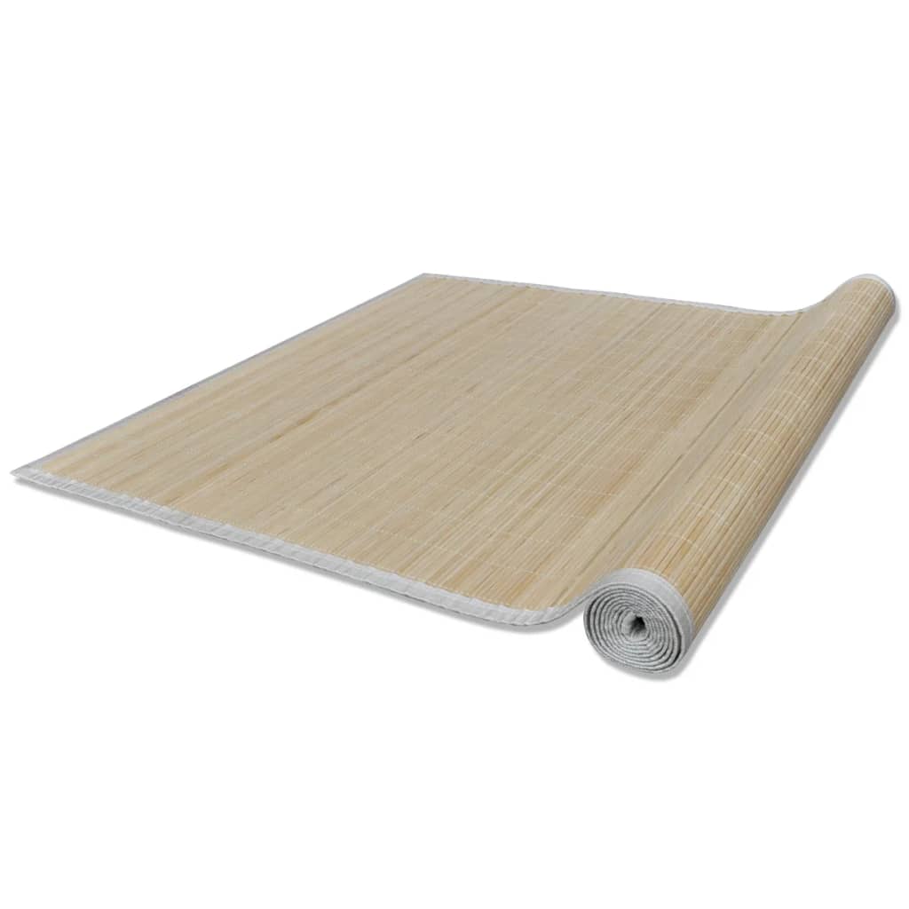 vidaXL Bambusteppiche 2 Stk. Rechteckig Natur 120x180 cm