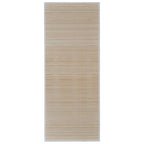 vidaXL Bambusteppiche 4 Stk. Rechteckig Natur 120x180 cm