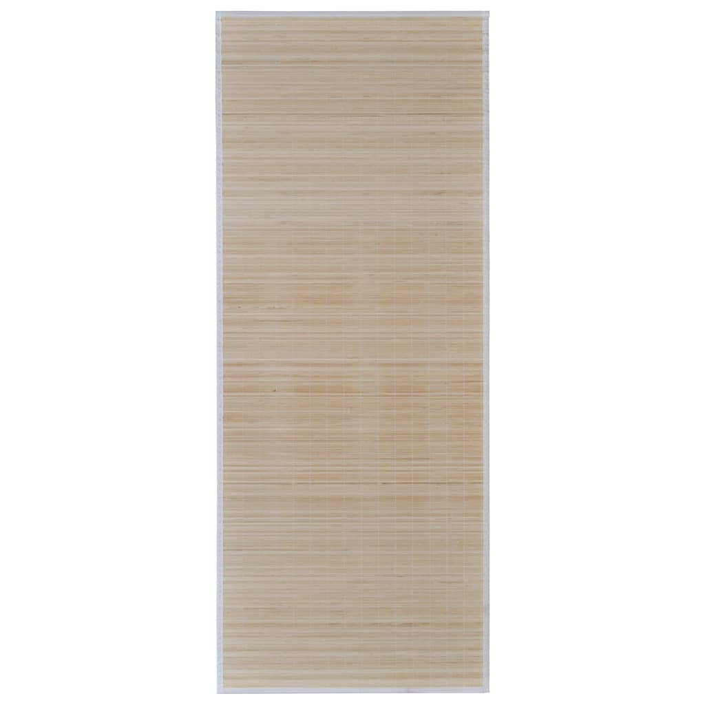 vidaXL Bambusteppiche 4 Stk. Rechteckig Natur 120x180 cm
