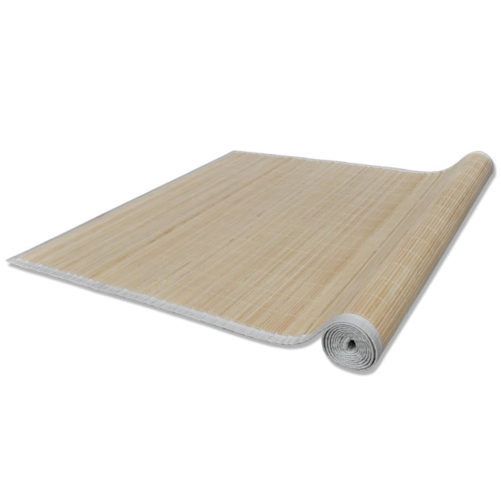 vidaXL Bambusteppiche 4 Stk. Rechteckig Natur 120x180 cm