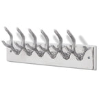 vidaXL Garderobenleisten 4 Stk. Silbern Aluminium