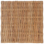 vidaXL Fußhocker mit Kissen Natürliches Rattan
