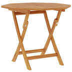 vidaXL Klappbarer Gartentisch 85x85x76 cm Teak Massivholz