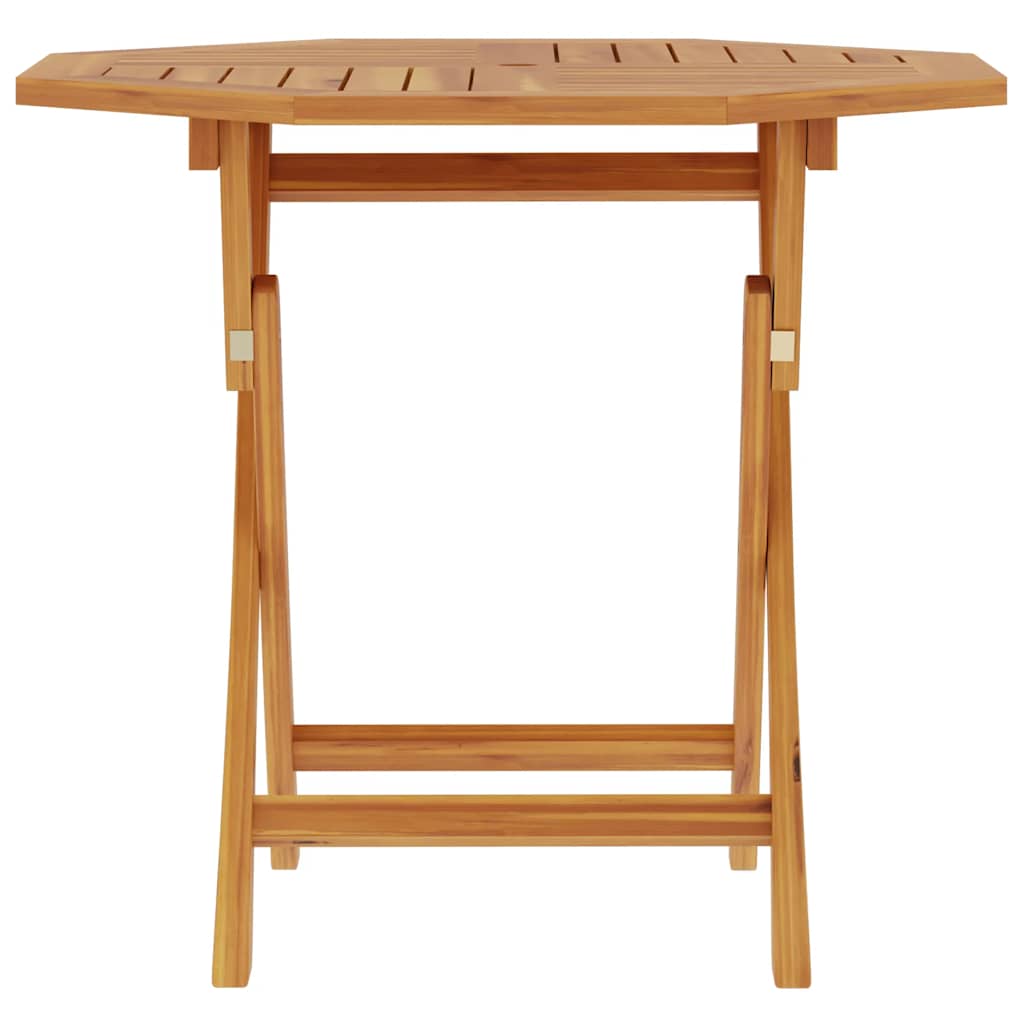 vidaXL Klappbarer Gartentisch 85x85x76 cm Teak Massivholz