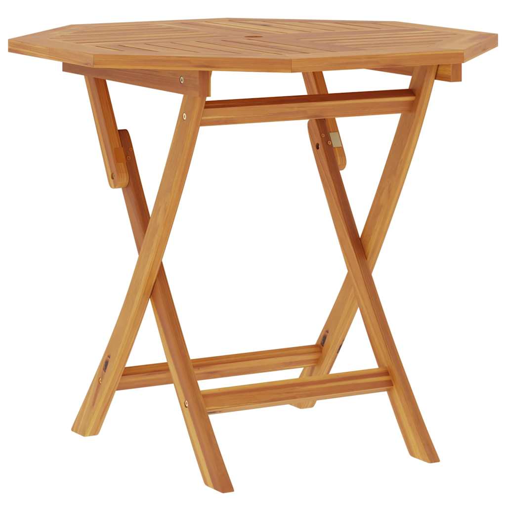 vidaXL Klappbarer Gartentisch 85x85x76 cm Teak Massivholz