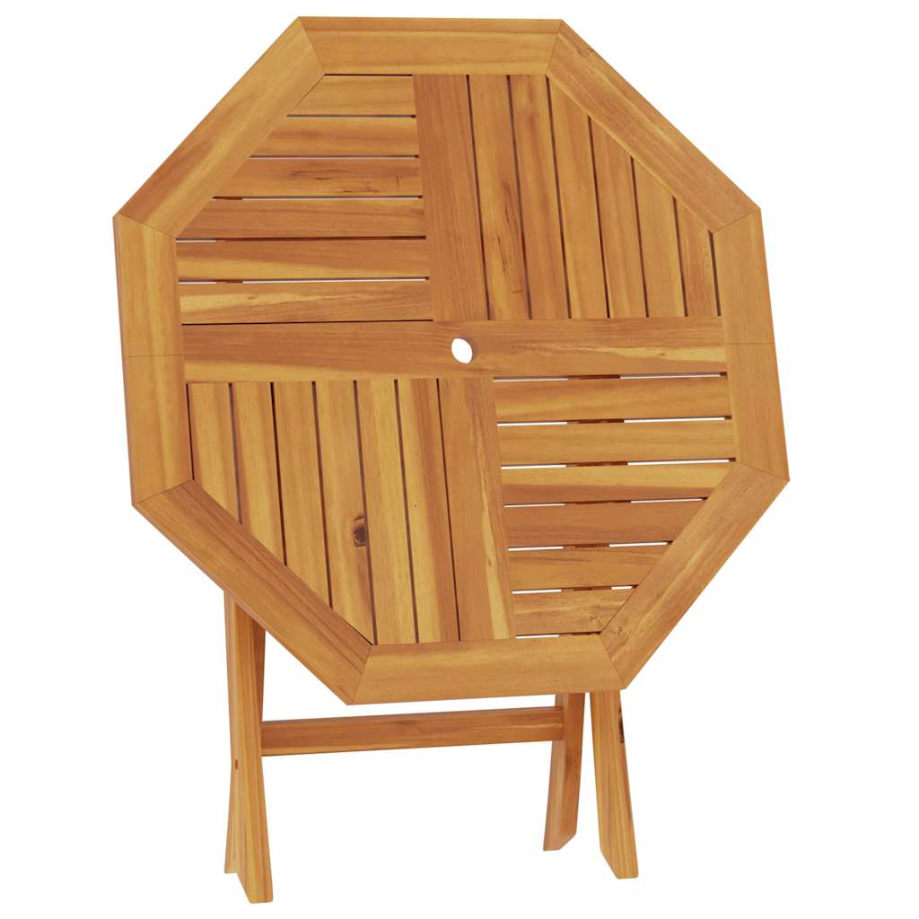 vidaXL Klappbarer Gartentisch 85x85x76 cm Teak Massivholz