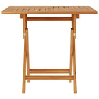 vidaXL Gartentisch Klappbar 85x85x76 cm Teak Massivholz