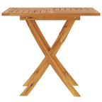 vidaXL Gartentisch Klappbar 85x85x76 cm Teak Massivholz