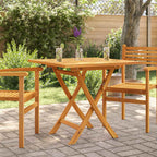 vidaXL Gartentisch Klappbar 85x85x76 cm Teak Massivholz