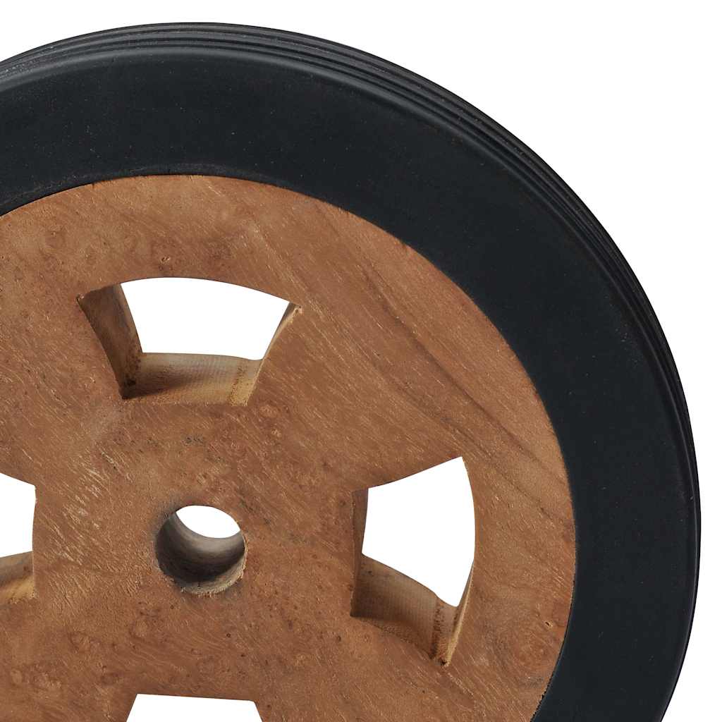 vidaXL Ersatzräder für Sonnenliege 2 Stk. Massivholz Teak