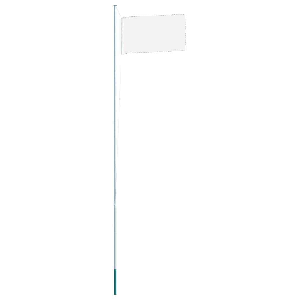 vidaXL Fahnenmast Aluminium 6,2 m