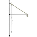 vidaXL | Fenstermarkisen | Creme 180 g / m² Polyester mit PU-Beschichtung