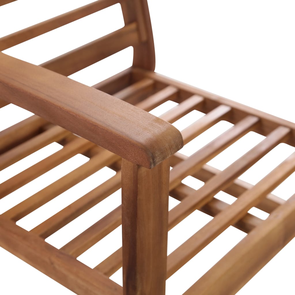 vidaXL Garten-Lounge-Set 4-tlg. Massivholz Akazie