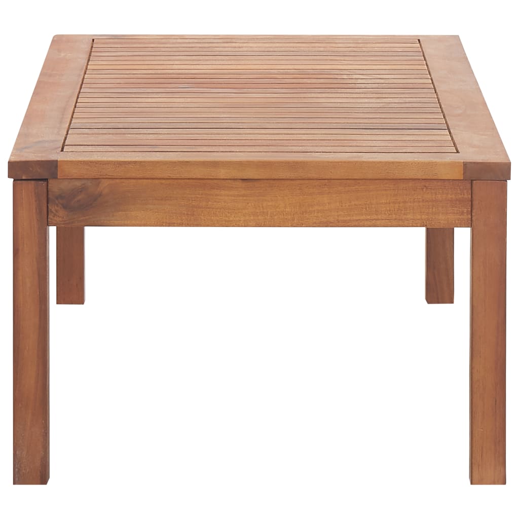 vidaXL Garten-Lounge-Set mit Auflagen 4-tlg. Massivholz Akazie