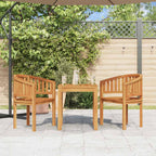 vidaXL Bananenstühle 2 Stk. Massivholz Teak