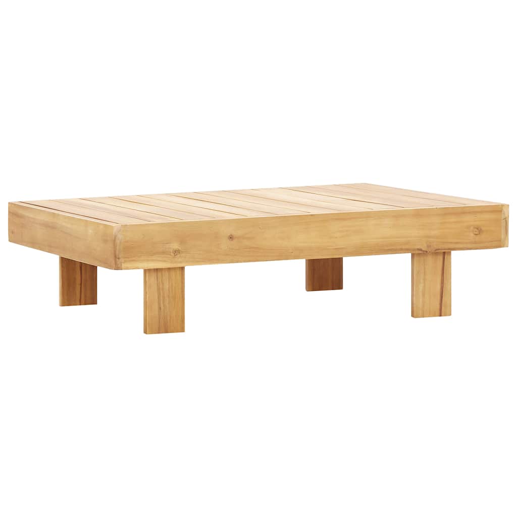 vidaXL Couchtisch 100x60x25 cm Massivholz Akazie
