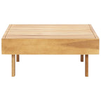 vidaXL Couchtisch 100x60x25 cm Massivholz Akazie