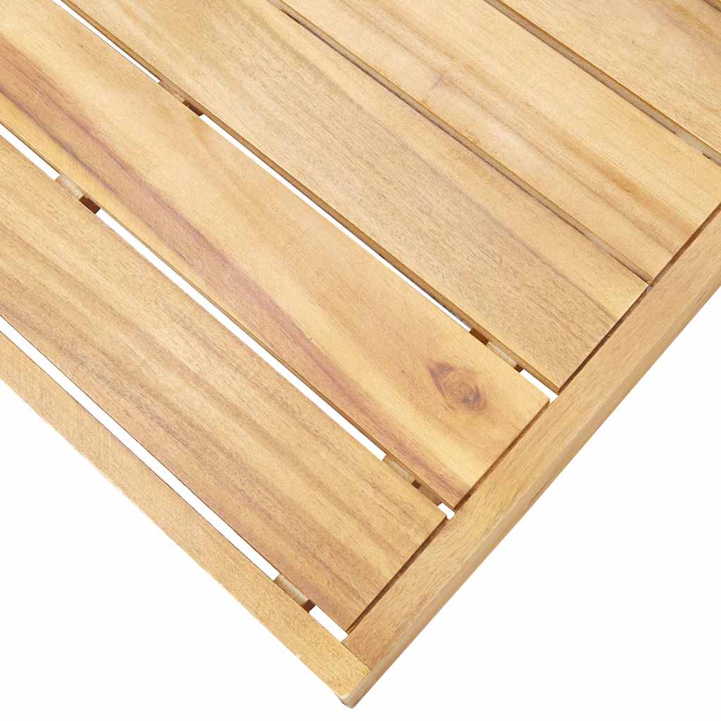 vidaXL Couchtisch 100x60x25 cm Massivholz Akazie