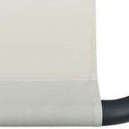 vidaXL Gartenbett Creme 200x90 cm Stahl