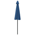 vidaXL Sonnenschirm mit Aluminium-Mast 270 cm Azurblau