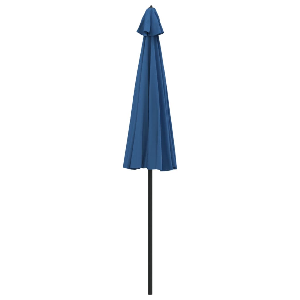 vidaXL Sonnenschirm mit Aluminium-Mast 270 cm Azurblau