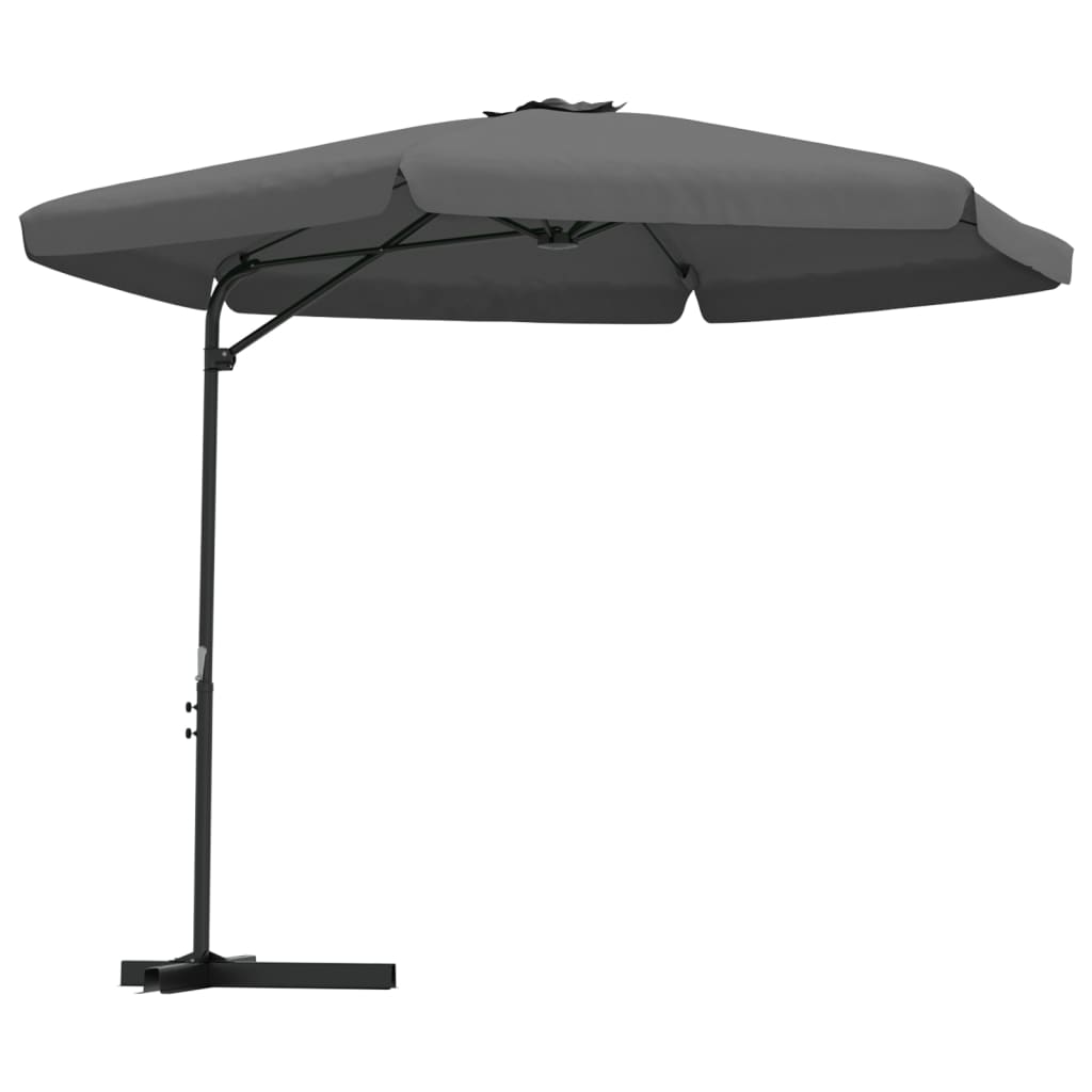 vidaXL Sonnenschirm mit Stahlmast 300 cm Anthrazit