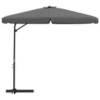 vidaXL Sonnenschirm mit Stahlmast 300 cm Anthrazit