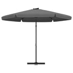vidaXL Sonnenschirm mit Stahlmast 300 cm Anthrazit