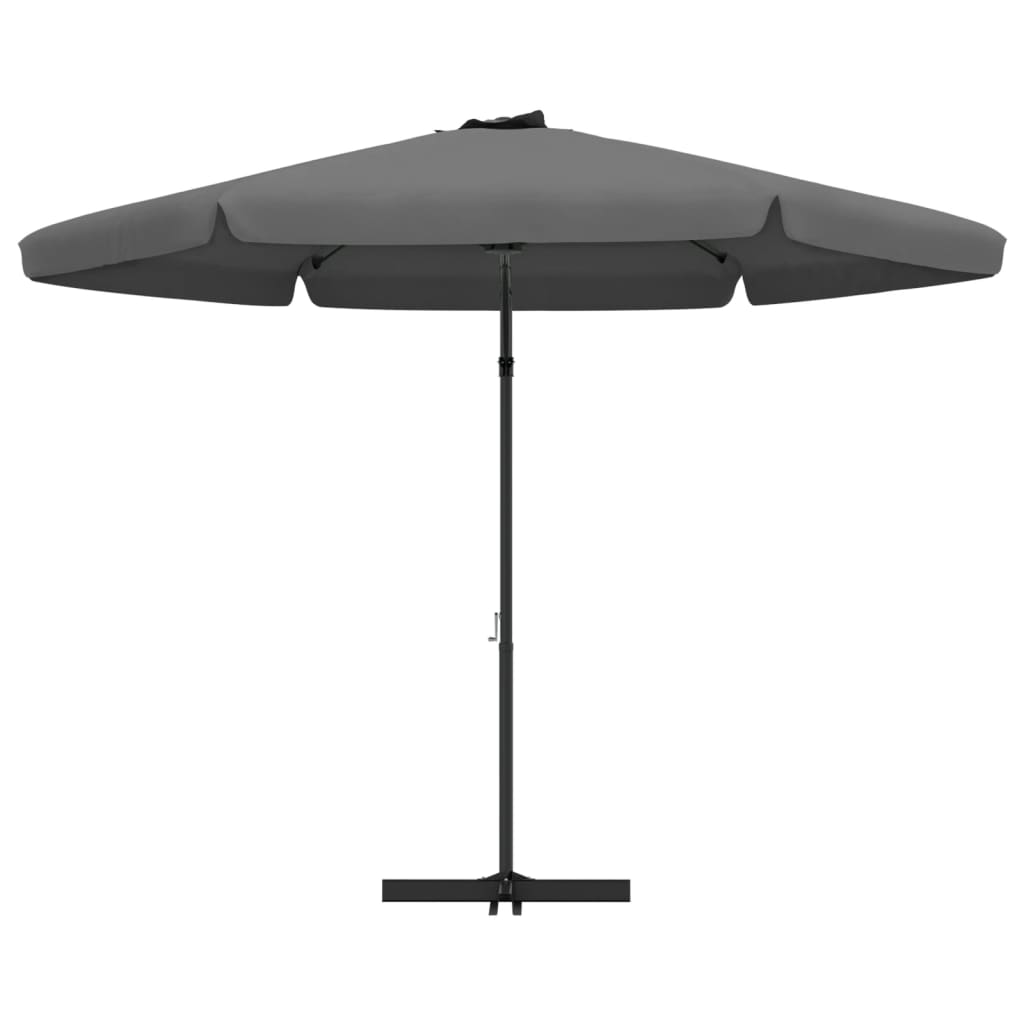 vidaXL Sonnenschirm mit Stahlmast 300 cm Anthrazit