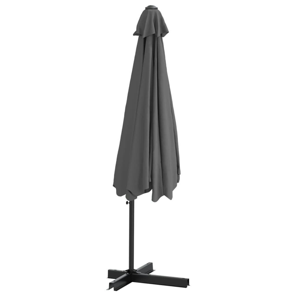vidaXL Sonnenschirm mit Stahlmast 300 cm Anthrazit