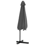vidaXL Sonnenschirm mit Stahlmast 300 cm Anthrazit