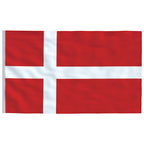 vidaXL Flagge Dänemarks 90 x 150 cm